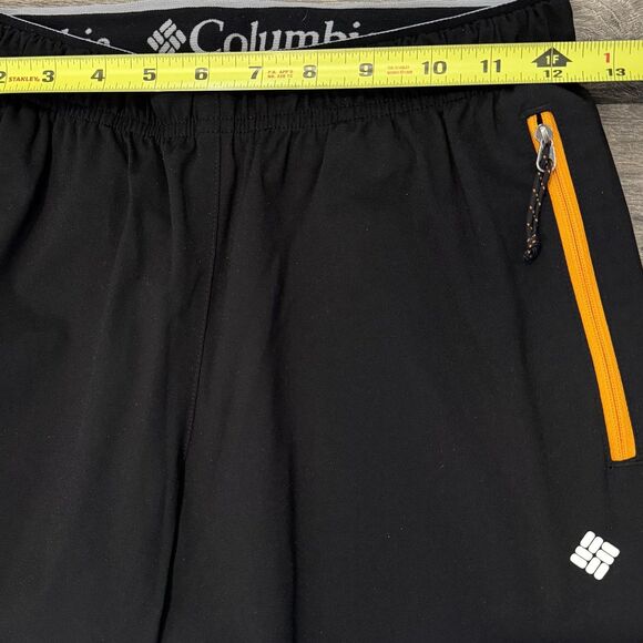 Columbia Pants Trail Size M Black Omni Shade Nylon Stretch Hiking Outdoor - Picture 5 of 10